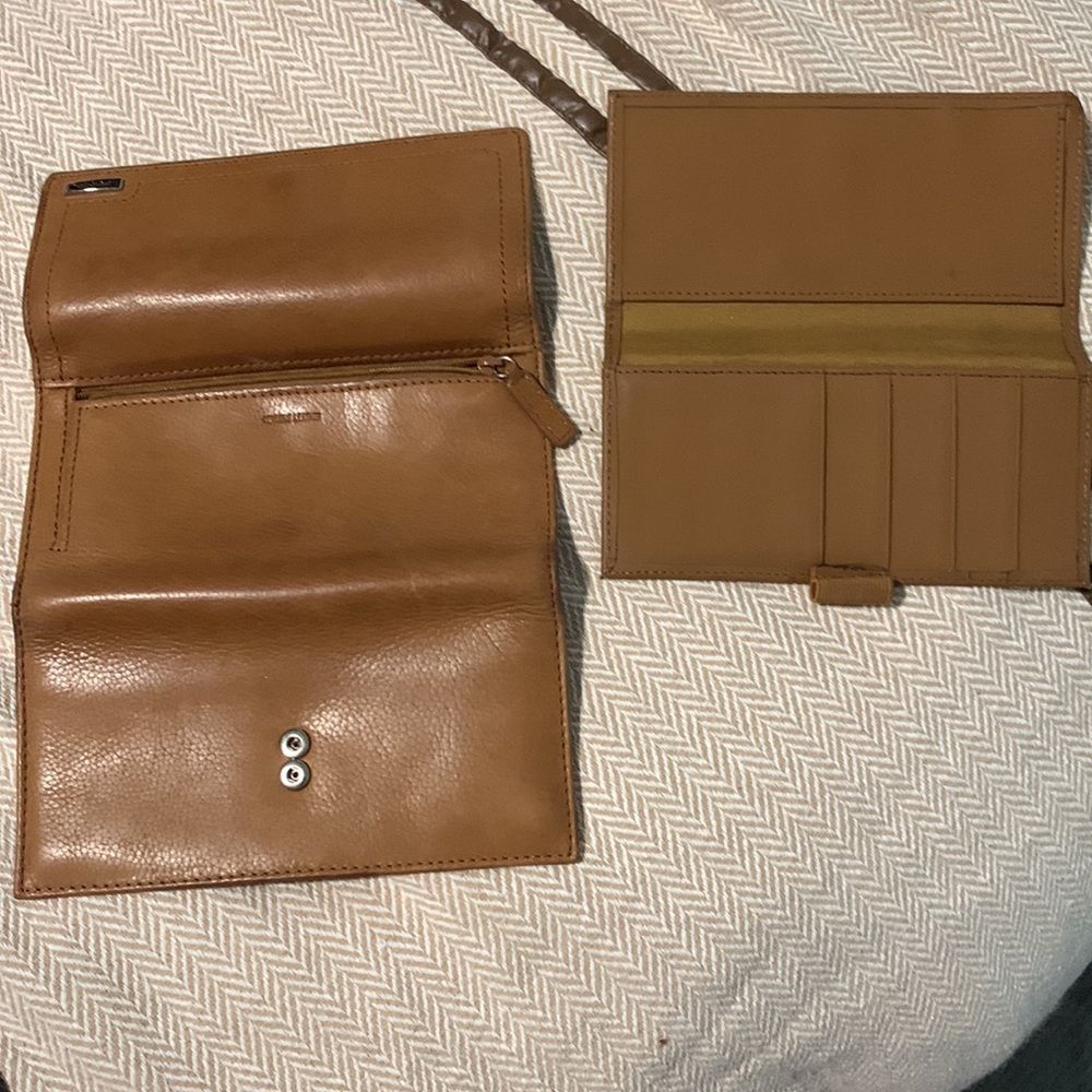 Vintage Fossil Handbag/ Backpack with Matching Wallet - Picture 12 of 16